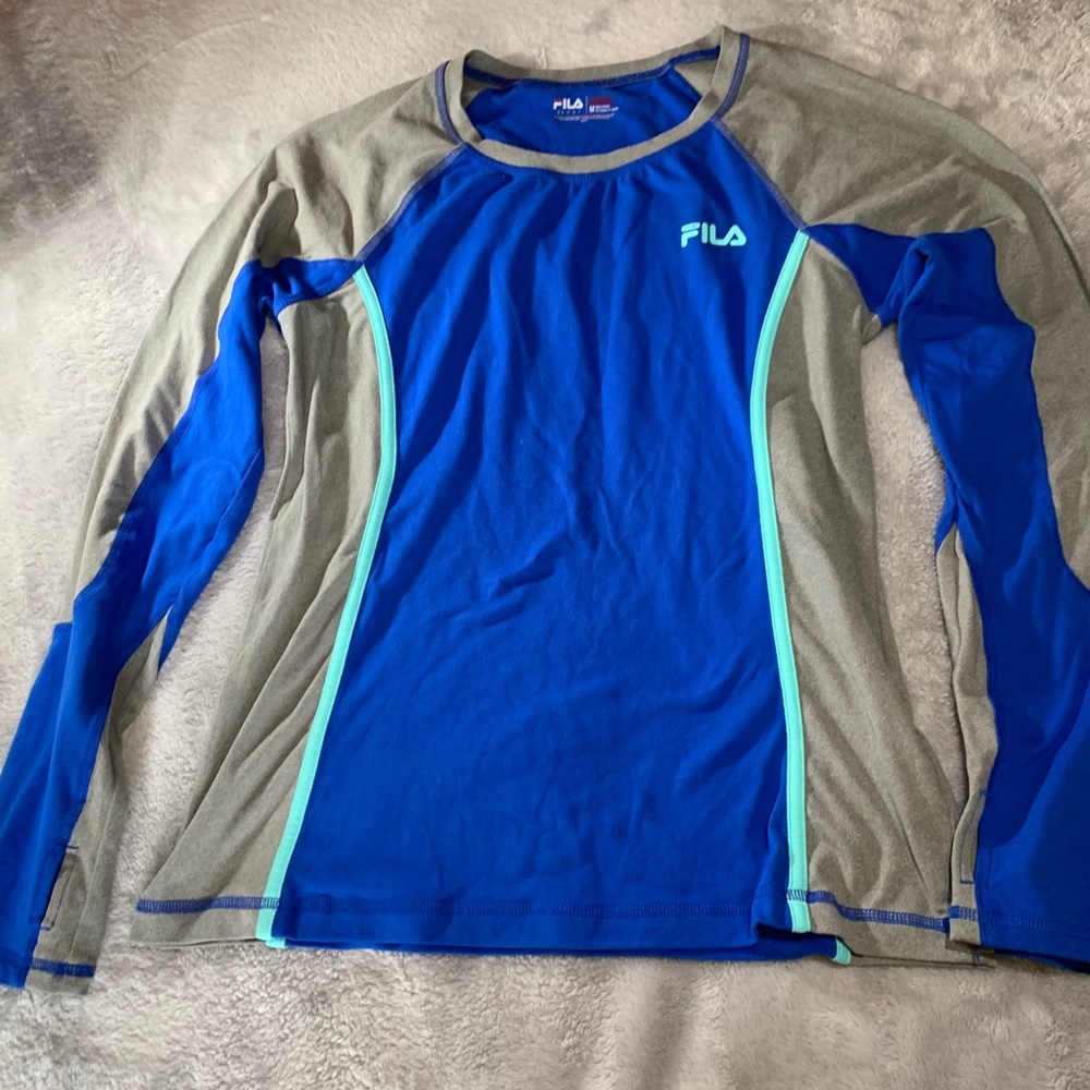 Fila sport - women’s running long sleeve blue